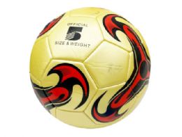 6 Bulk High Quality Leather Soccer Ball Size 5