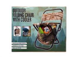 3 of Outdoor Folding Chair With Cooler Bag