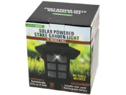 12 pieces Square Head Rechargeable Solar Garden Stake Light - Lightbulbs