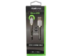 54 Bulk Acellories 6 Foot Micro Usb Cable In Silver