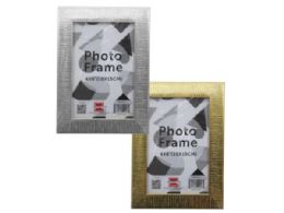 60 Bulk 4x6 Photo Frame Assorted Gold And Silver Lined Design