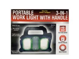 6 pieces Portable Solar Powered Work Light With Rechargable Batteries - Outdoor Recreation