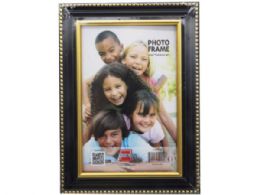 60 Bulk 4x6 Photo Frame Assorted Black With Gold And Silver Dotted Lining