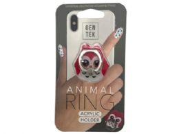 66 Bulk Gen Tek Animal Ring Acrylic Phone Holder