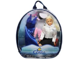 12 Bulk Costa Captian Toy Doll With Accessories