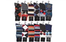 72 Pairs Men's Dress Socks Single Pack - Mens Dress Sock