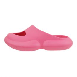 12 Wholesale Women's Cloud Hole Slides Pink