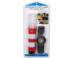 12 pieces Flashing Emergency Led Light With Magnetic Base - Flash Lights
