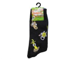 24 Wholesale 2 Pack Rugrats Eat Snooze Repeat Crew Socks Size 10-13
