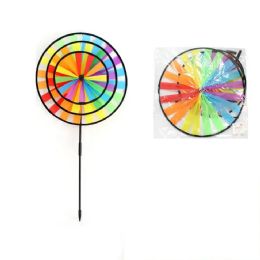 48 Pieces 28.5" 3 Layers Windmill - Wind Spinners