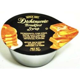 100 Bulk Dickinsons Breakfast Syrup Cup