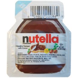 120 pieces Nutella Hazelnut Spread .52 oz - Food & Beverage Gear