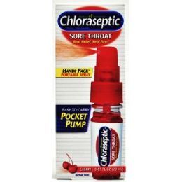 6 Bulk Chloraseptic Sore Throat Spray - Cherry