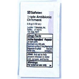 2000 Bulk Safetec Triple Antibiotic Ointment Packet
