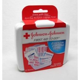 48 pieces Johnson & Johnson First Aid To Go Kit - Hygiene Gear
