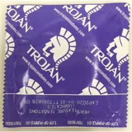 3 pieces Trojan Her Pleasure Sensations Lubricated Condom - Hygiene Gear