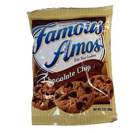 42 pieces Famous Amos Chocolate Chip Bite Size Cookies - Food & Beverage Gear
