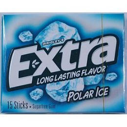10 pieces Wrigleys Extra Gum - Polar Ice - Food & Beverage Gear