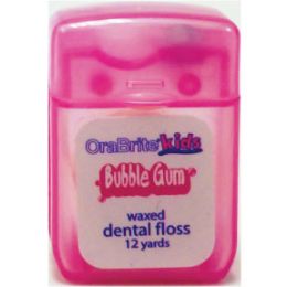 144 pieces Oraline Kids Bubble Gum Dental Floss - Oral Hygiene For Donation