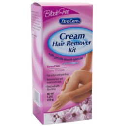 24 Wholesale Hair Remover Kit 5.2oz Cream Cherry Blossom Blade Freextra Care