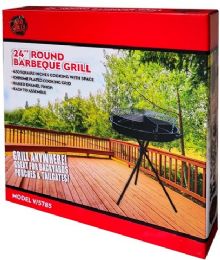 4 Pieces 24-Inch Portable Bbq Grill - BBQ supplies
