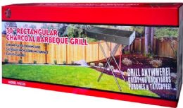 4 Bulk 30-Inch Rectangle Charcoal Bbq Grill