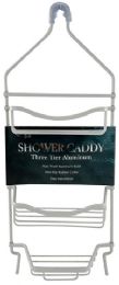 6 Pieces White Aluminum Shower Caddy - Shower Accessories