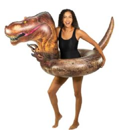 6 Pieces T-Rex Dinosaur - 40" Pool Tube - Inflatables