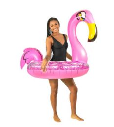 Glitter Flamingo - 40" Pool Tube - Inflatables
