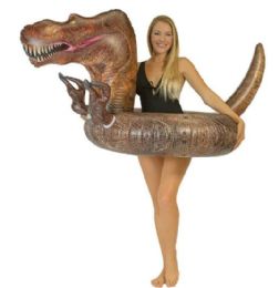 6 Pieces T-Rex Dinosaur - 42" Pool Tube - Inflatables