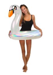 2 Wholesale Holographic Color Changing Large 42" Goose