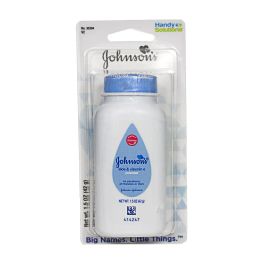 12 Pieces Travel Size Johnson's Aloe And Vitamin E Baby Powder - 1.5 Oz. Carded - Personal Care Items