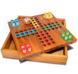 6 Pieces Wooden Pachisi - Toys & Games