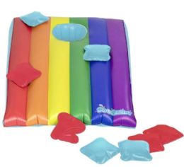 2 Wholesale Floating Inflatable Cornhole Toss Rainbow Collection