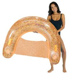 6 Pieces Mango Glitter Sun Chair Jumbo 48" - Inflatables