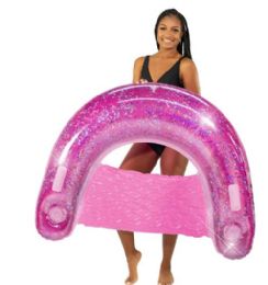 6 Pieces Orchid Glitter Sun Chair Jumbo 48" - Inflatables