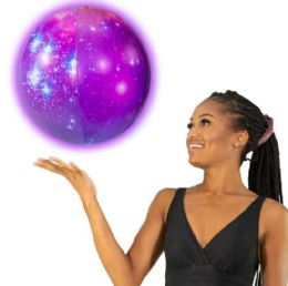Illuminated Galaxy Beach Ball Jumbo 13.75"
