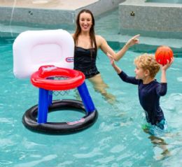6 Pieces Little Tikes Giant Splash N Fun Inflatable Floating Basketball - Inflatables