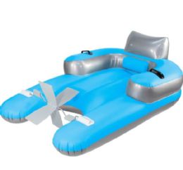2 Pieces Pedal Runner Deluxe Foot Powered Pool Lounger - Inflatables