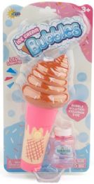 24 Wholesale Ice Cream Bubble Wand