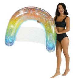 6 Pieces Rainbow Haze Glitter Sun Chair Jumbo 48" - Inflatables