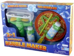 24 of 2 In 1 Automatic Bubble Maker
