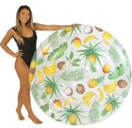 2 Pieces Giant Island 60" - Tropical Fruit Print - Inflatables