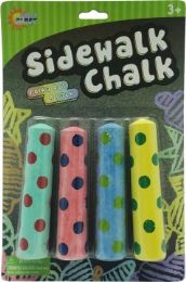24 Packs 4 Pack Polka Dot Chalk - Chalk,Chalkboards,Crayons