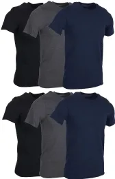 Mens Cotton Crew Neck Short Sleeve T-Shirts Mix Colors, Small