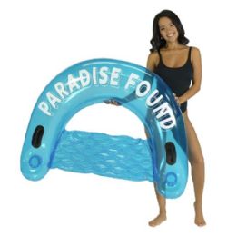 6 Pieces Blue Raspberry "paradise Found" Jumbo Sun Chair - Inflatables