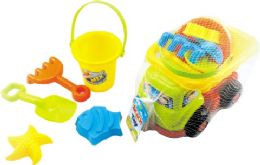 24 Pieces Small Beach Truck With Accessories - Beach Toys