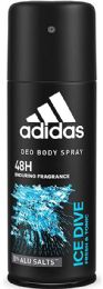 24 Pieces Adidas Deodarent Spray150ml Ice Dive - Deodorant