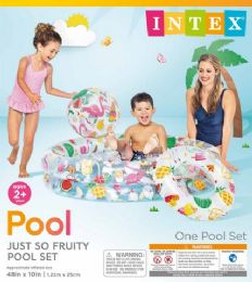 12 Sets Just So Fruity Pool Set - Summer Toys
