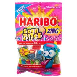 24 Pieces Haribo Sour Bites 3.2oz - Food & Beverage
